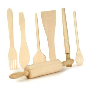 Egmont Toys houten keukenaccessoires set voor speelkeuken en rollespel vergkrijgbaar bij het Speellab