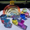 Eduaply licht bogen regenboog, acryl bokjes met kleurenschaduw verkrijgbaar bij het speellab