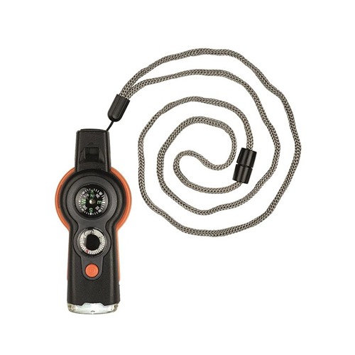 Expeditie natuur survival tool 6 in 1 multitool voor kinderen met fluitje