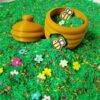 Kiddi Magic mini;'s bijen en bloemen PLA figuren voor fantasierijk rollenspel, sensorisch en open einde spel Met speelrijst