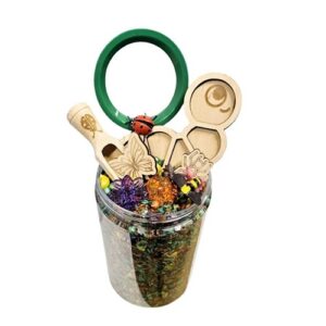 pot rijst en kikkererwten mix in thema insecten van sensoryfun