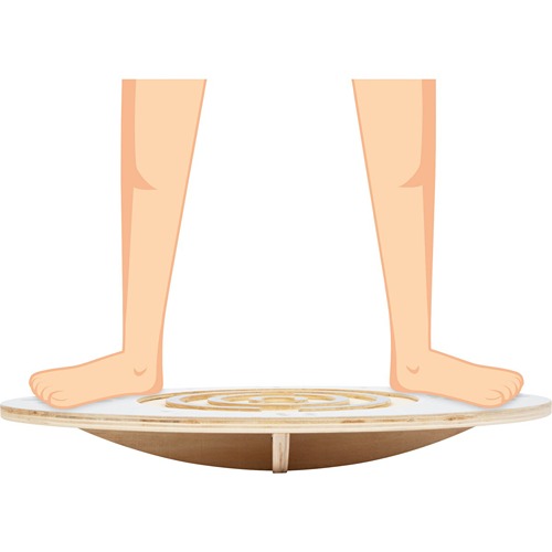 Small Foot houten wobble board balansbord speelgoed van stevig hout