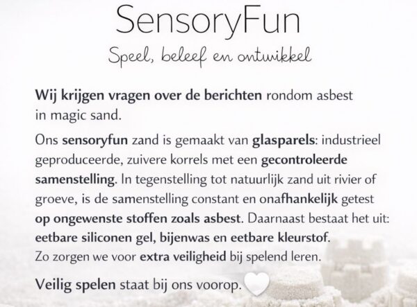 SensoryFun Groene Magic Sand, kinetisch zand