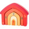 Small Foot houten bouwstenen huis open einde speelgoed voor peuters dat creativiteit en fijne motoriek stimuleert