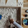 In speelbak de winter flashkaarten Montessori natuur en educatief speelgoed van Wildebras – Het Speellab
