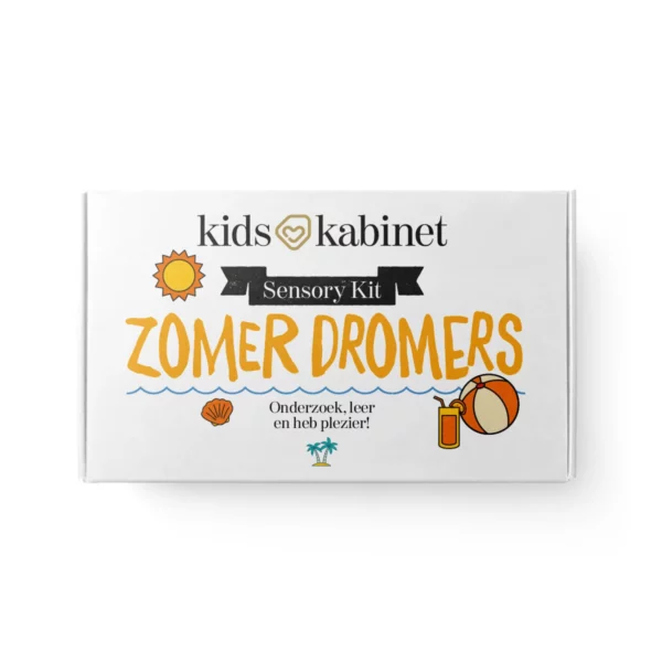 Kids kabinet een fantastische doos met sensorisch speelgoed kinderen zomer met pipetje en vulvorm