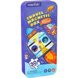 MierEdu Travel Magnetic Space speelset magnetisch ruimtespel voor kinderen onderweg
