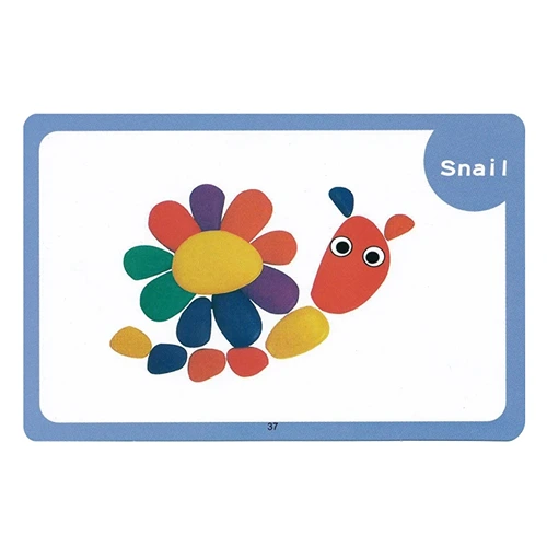 eduplay-regenboog-stenen-fijne-motoriek-36-stuks Opdracht kaart slak bij edupolay regenboogstenen