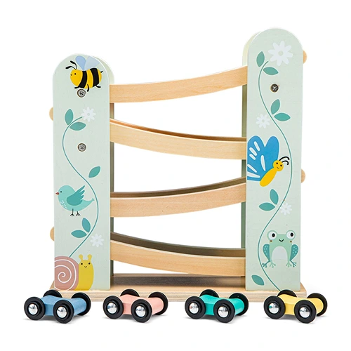 Houten autobaan voor kinderen vanaf 18 maanden